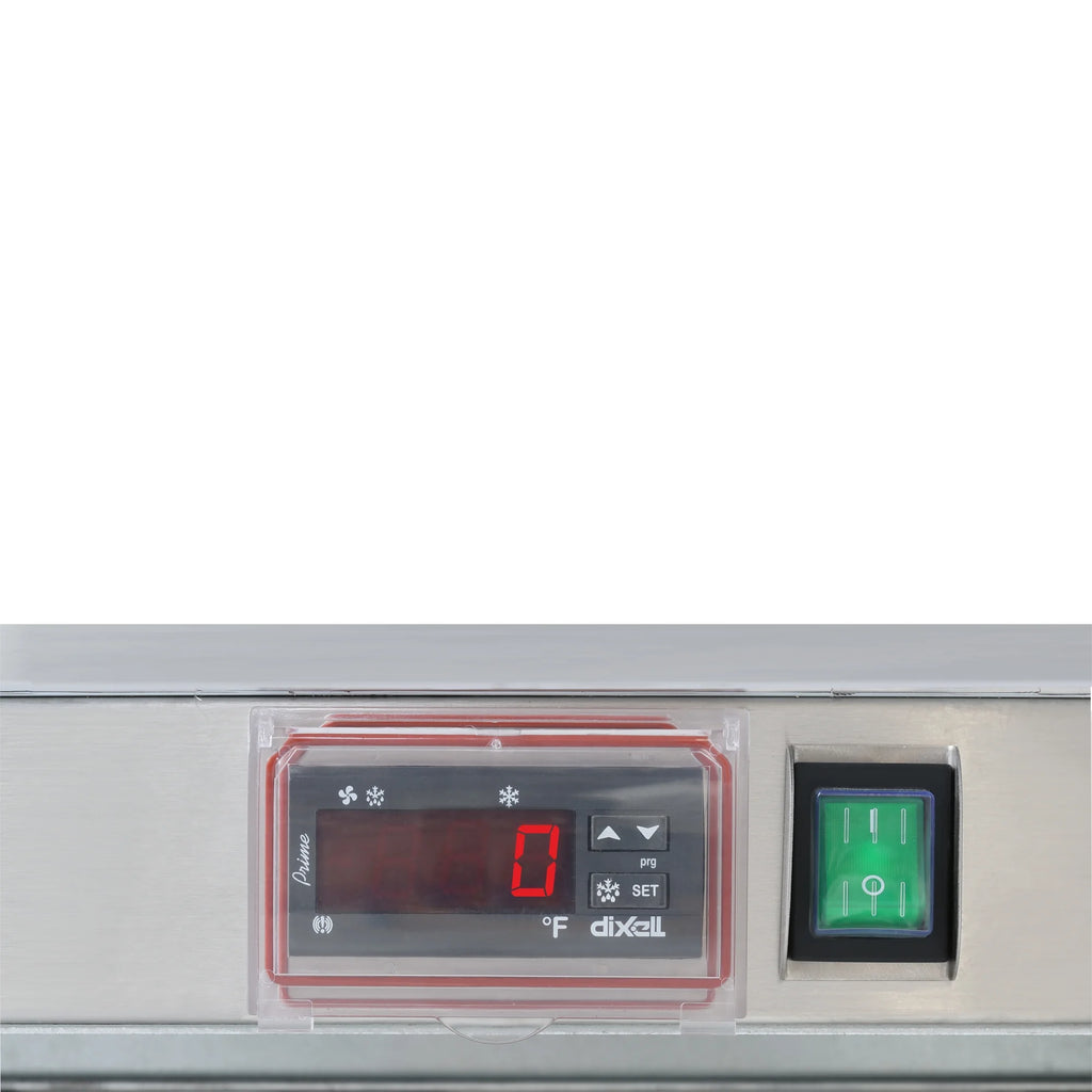 Maxx Cold Single Door Undercounter Freezer, 27.5"W, 6.5 Ct Ft, in Stainless Steel (MXCF27UHC)