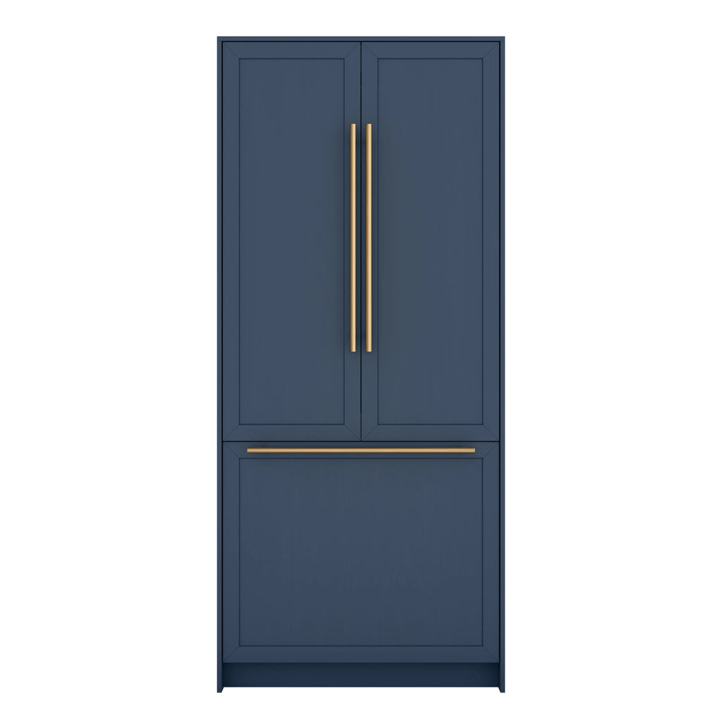 36 In. Panel Ready French Door Refrigerator With Ice maker, water dispenser, Frost Free . 19.6 total cubic feet