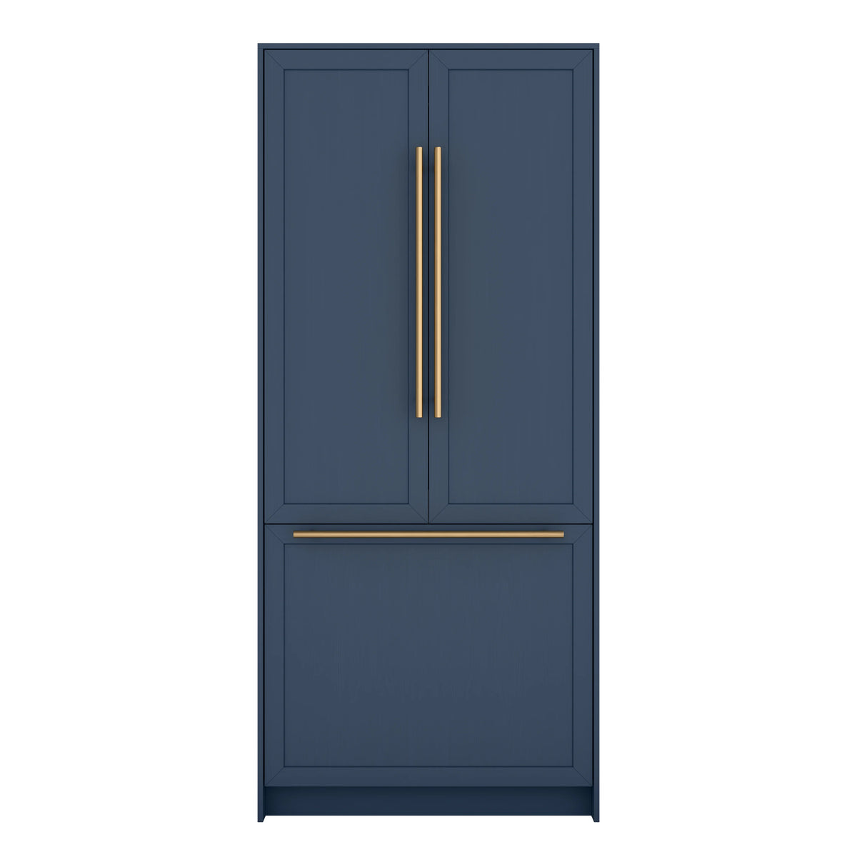 36 In. Panel Ready French Door Refrigerator With Ice maker, water dispenser, Frost Free . 19.6 total cubic feet