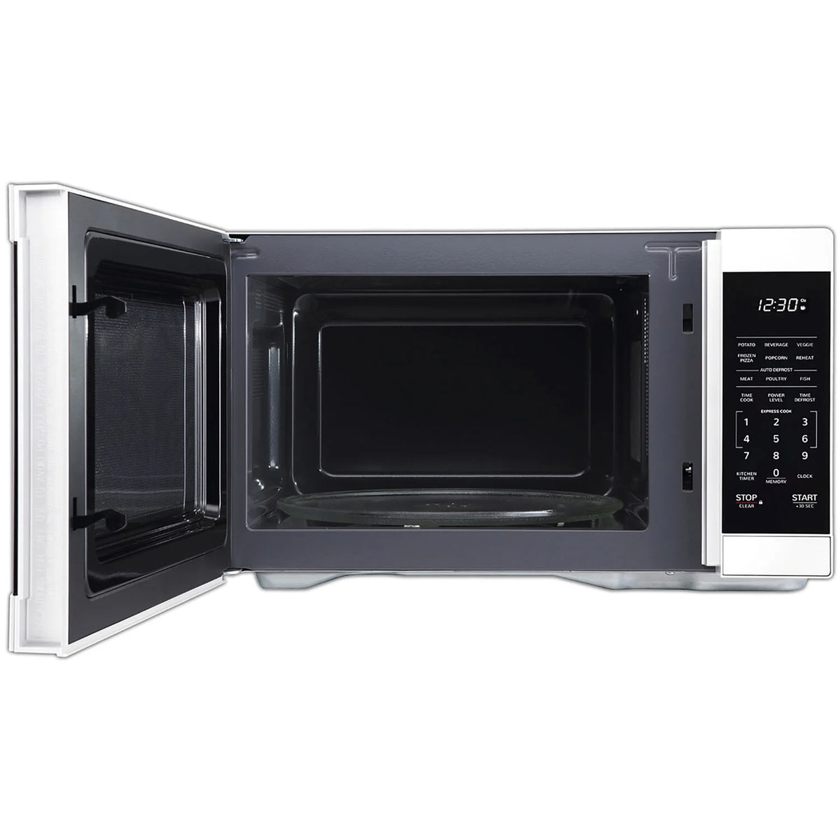 Sharp 1.1-Cu. Ft. Countertop Microwave Oven in Black