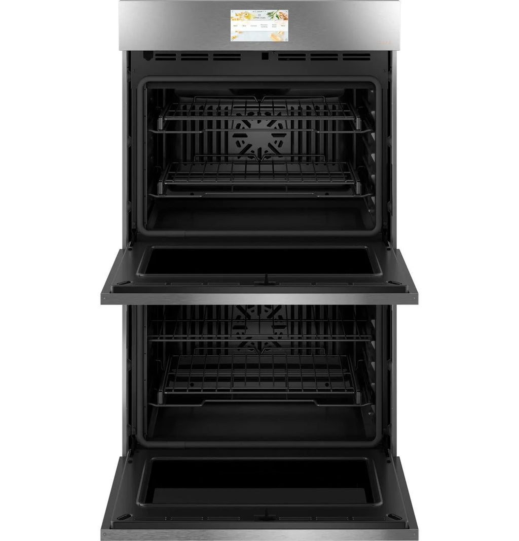 Cafe Ctd90dm2n 30" Wide 10 Cu. Ft. Double Electric Oven - Platinum Glass