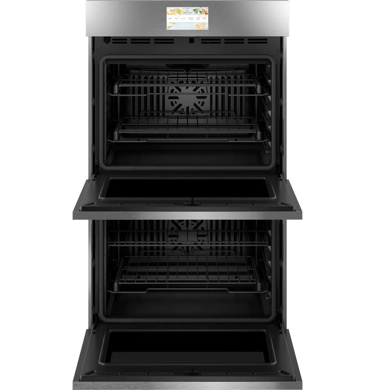 Cafe Ctd90dm2n 30" Wide 10 Cu. Ft. Double Electric Oven - Platinum Glass