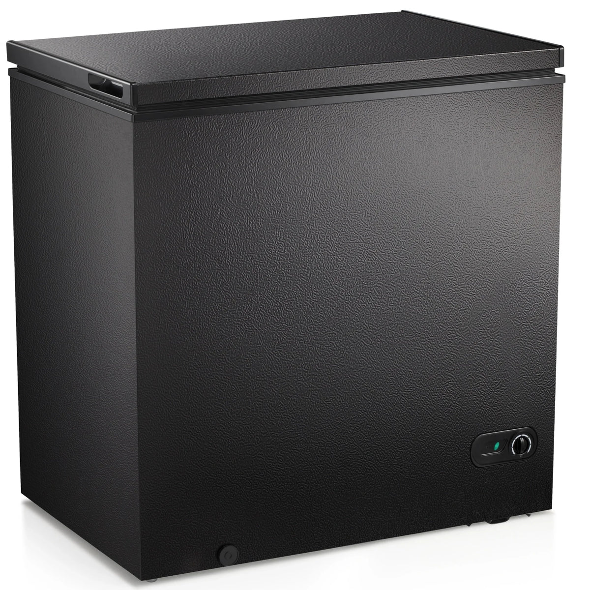 LHRIVER 7.0 cu. ft. Chest Deep Freezer with Adjustable Temperature, Free Standing Top Open Door Compact Freezer with 3 Removable Basket for Kitchen, Home, Bar, Garage, Office