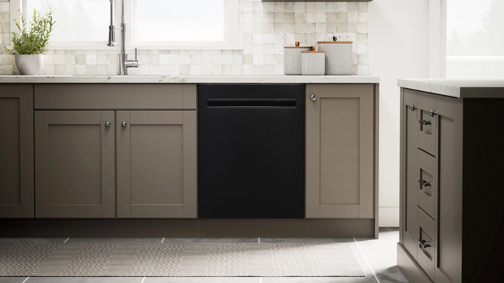 Kenmore 02214639 24" Built-in Stainless Steel Tub Dishwasher, Removeable 3rd Rack, SmartWash, Black