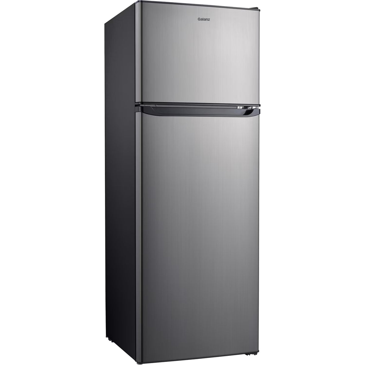 Galanz 12 Cu Ft Top Freezer Refrigerator, Frost Free, Stainless Look