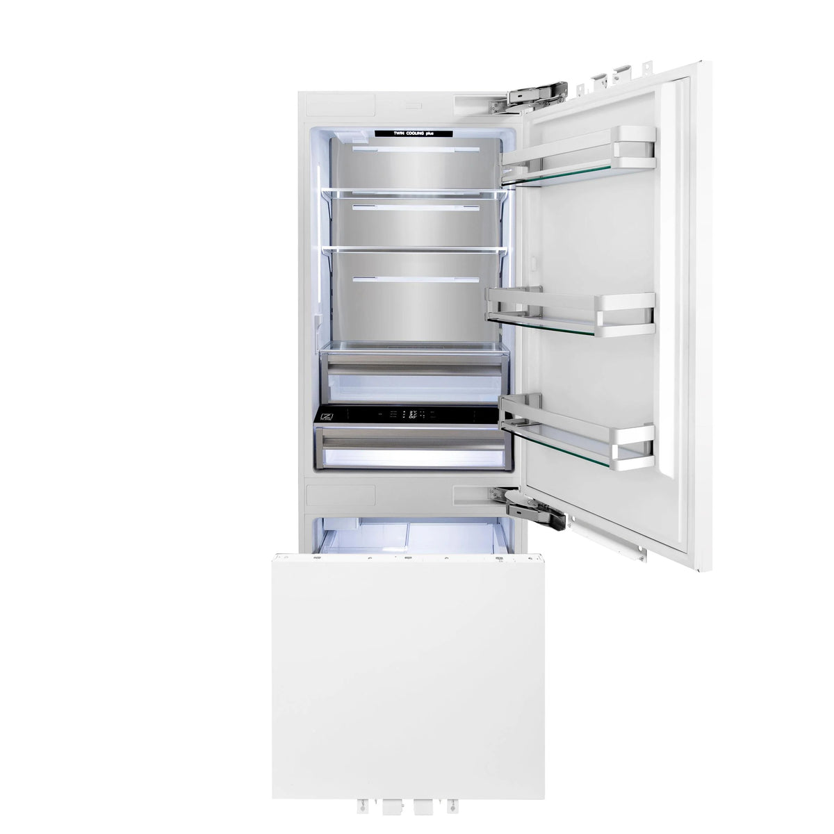 ZLINE KITCHEN AND BATH RBIV30 bottom freezer built in refrigerator