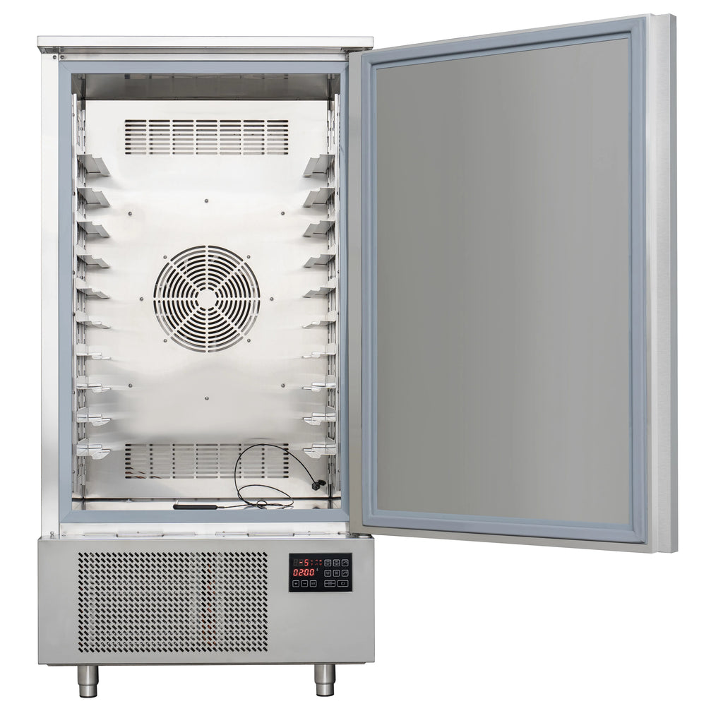Commercial 10 Pan Reach-in Blast Chiller 88 lbs Rapid Chill / 77 lbs Rapid Freeze