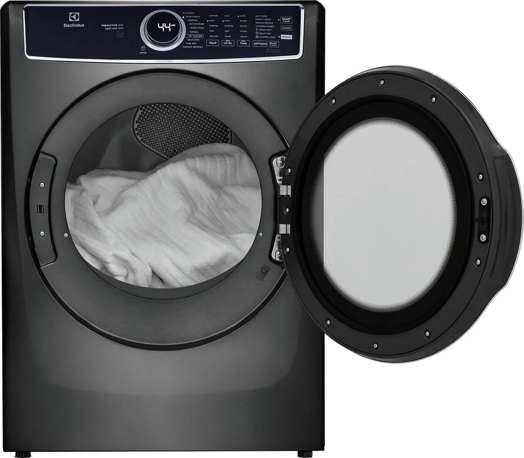 Electrolux ELFE7537AT 8.0 Cu. Ft. Stackable Electric Dryer with Steam and LuxCare Dry System - Titanium