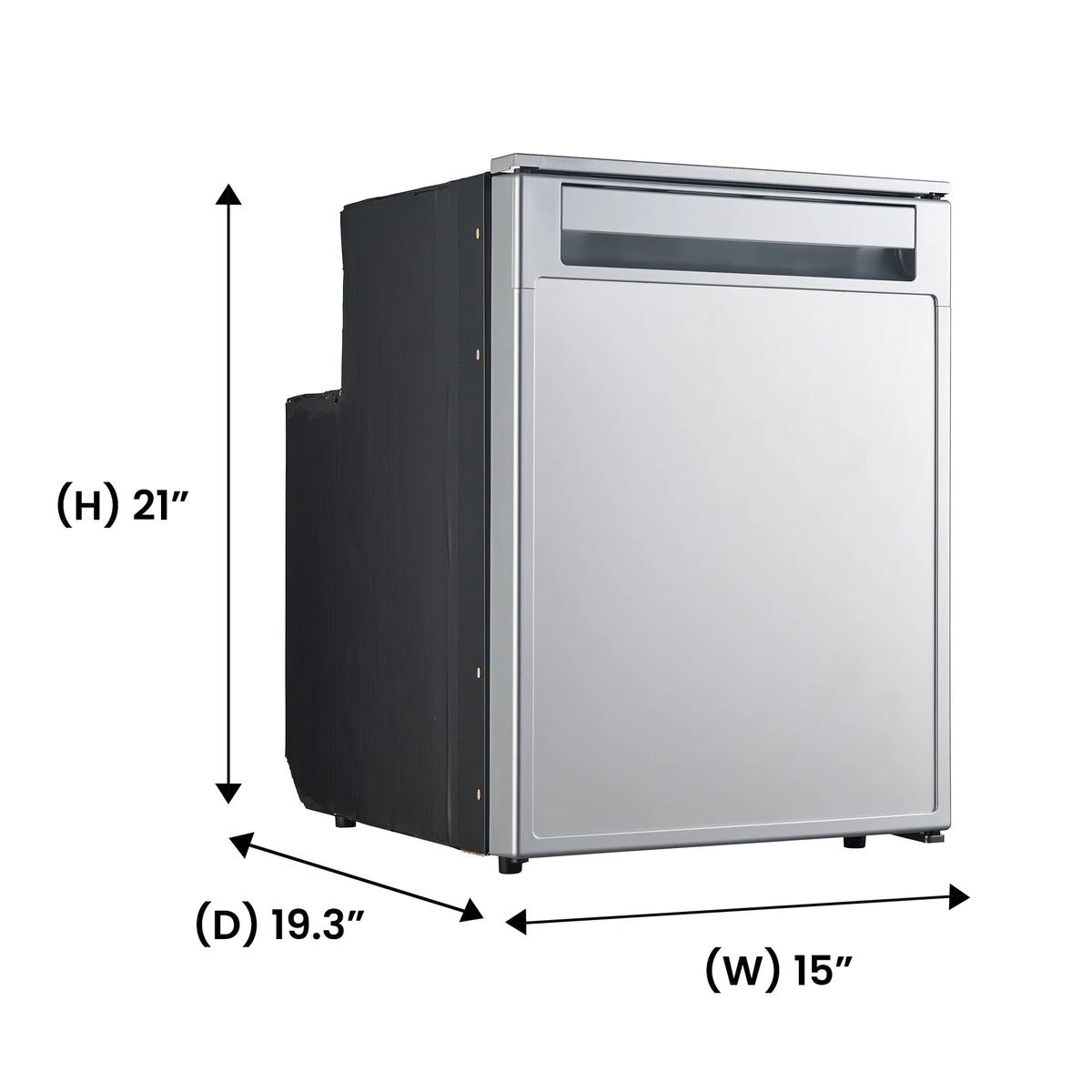 Equator Compact RV-Marine-Offgrid Refrigerator-Freezer 1.6cf 12V 110V Silver