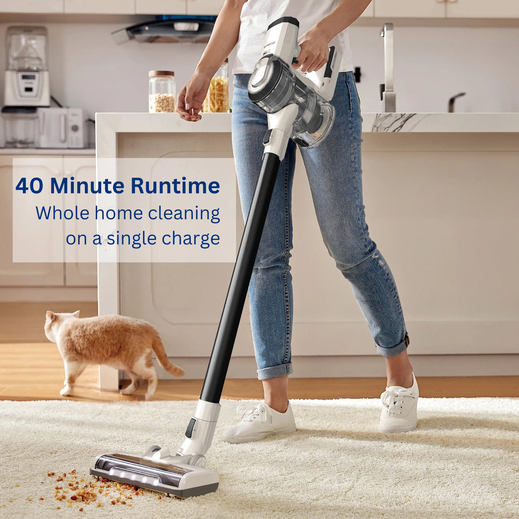 Tineco Powerhero 11s Cordless Stick Vacuum Cleaner, Lightweight, Blue