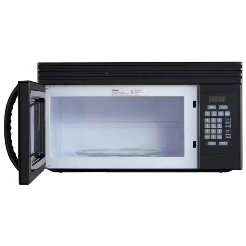 Element EM1601RQCB 1.6 Cu. Ft. Black Over-the-Range Microwave