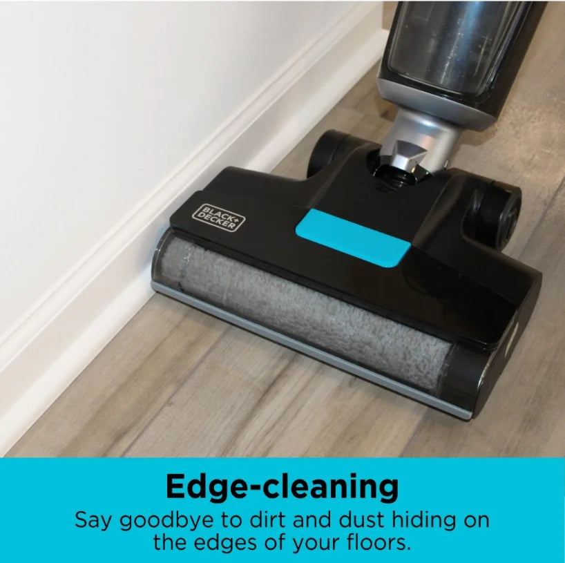 BLACK+DECKER Vacuum + Wash Duo Multi-Surface Cordless with Accessories, BXUVXA01