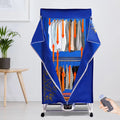 Anqidi Folding Portable Electric Clothes Dryer 2 Layer 3 Gear Timing Laundry Drying Rack + Remote 1500W
