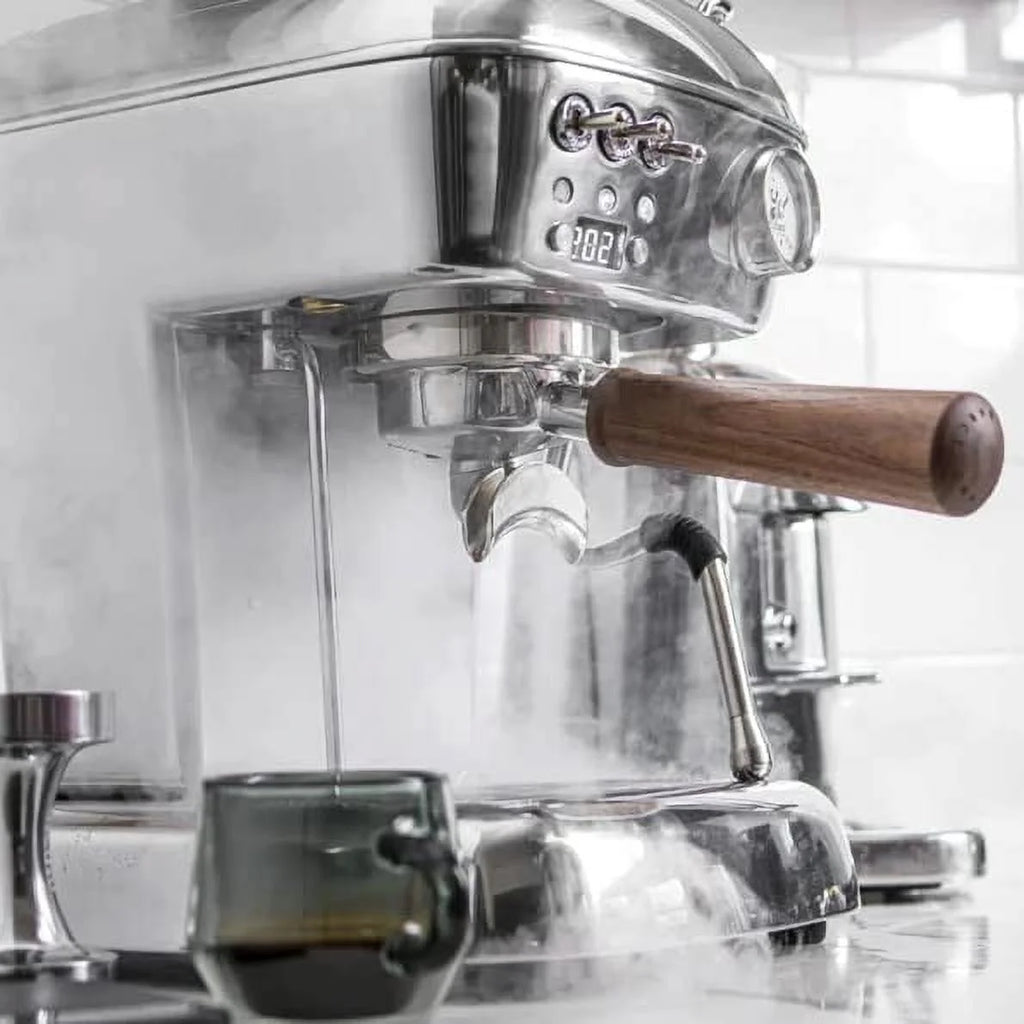 Ascaso Dream PID Programmable Home Espresso Machine w/ Volumetric Controls | 120V | Walnut | Anthracite Gray