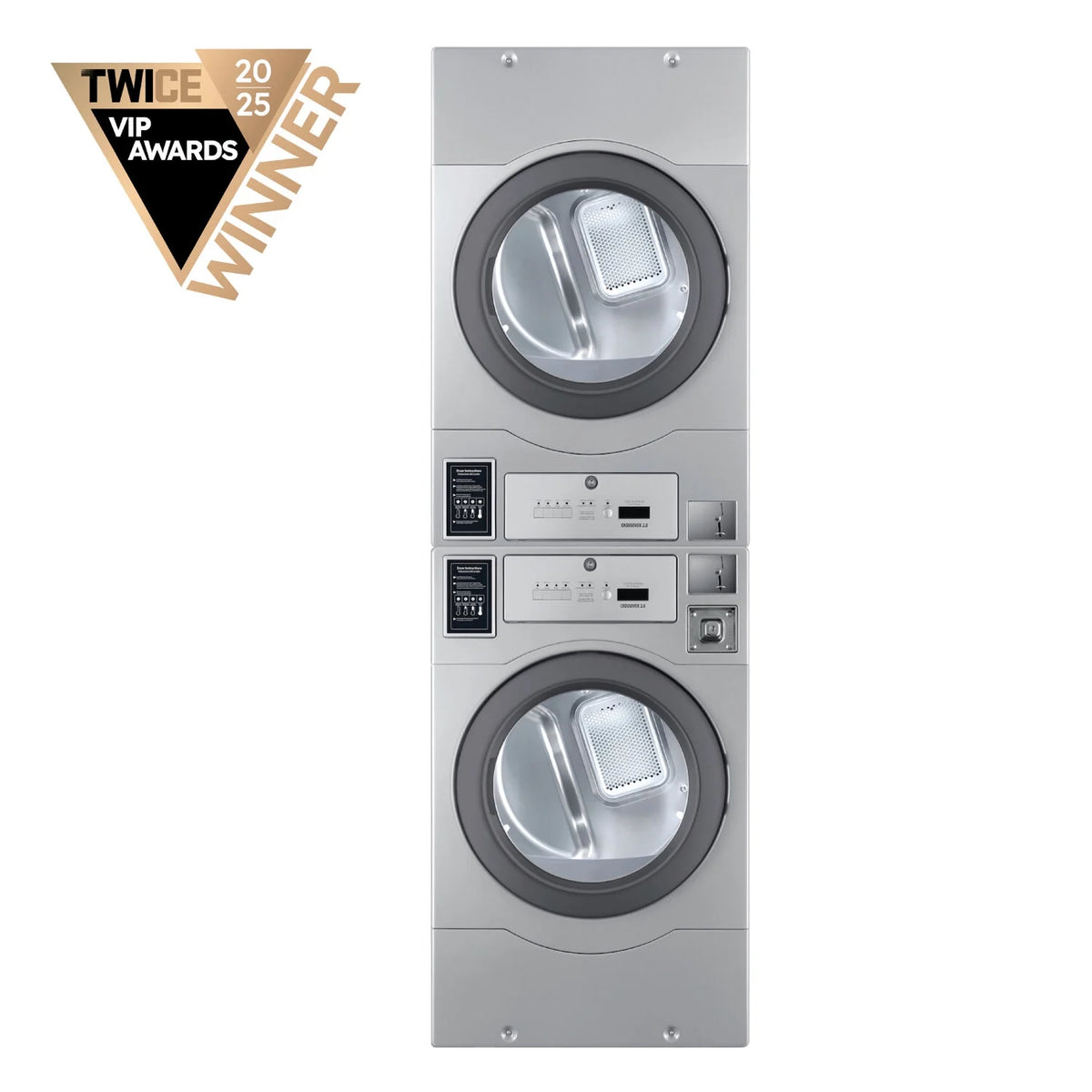 Crossover Crossover 2.0 by Wascomat Coin-Operated Electric Dryer stacked units