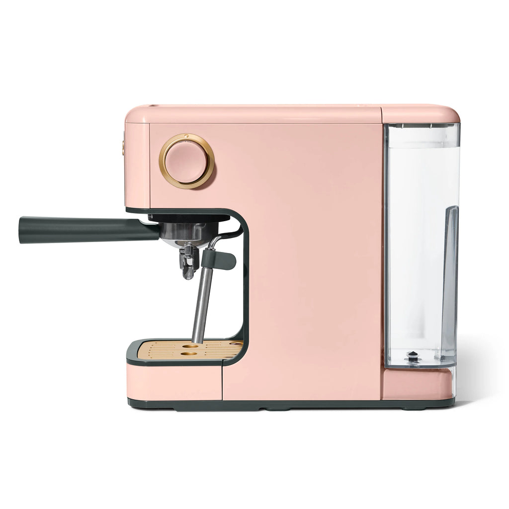 Beautiful Slim Espresso Machine with 20-Bar Pressure, Black Sesame by Drew Barrymore