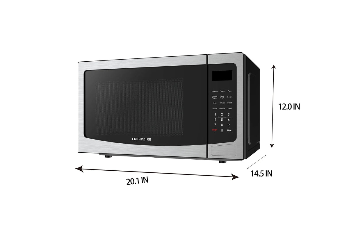 Frigidaire, 1.1 Cu. Ft. Countertop Microwave Oven, EMW1134, Stainless Steel