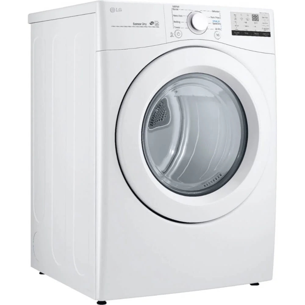 LG DLG3401W 7.4 Cu. Ft. White Front Load Gas Dryer