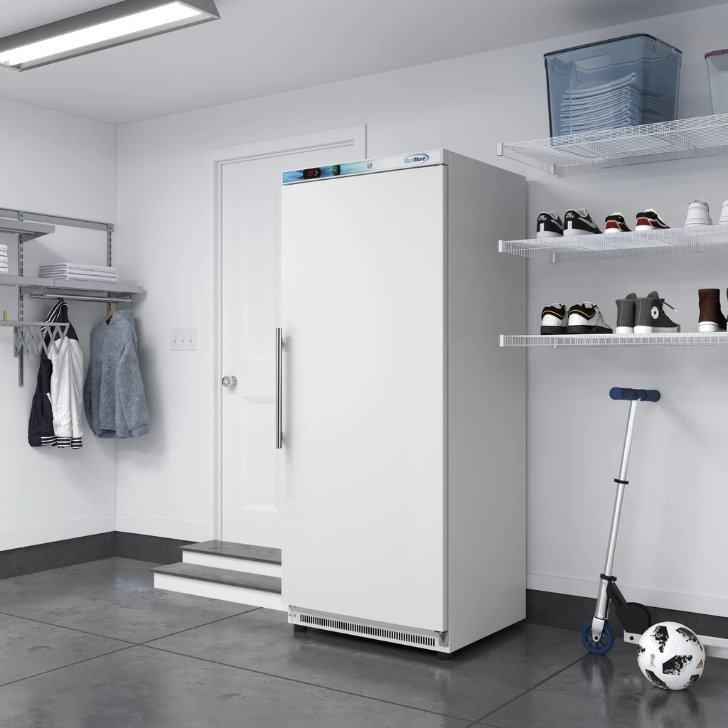 12 Cu. ft. Commercial Reach in Freezer in White Manual Defrost (KM-FMD12WH)