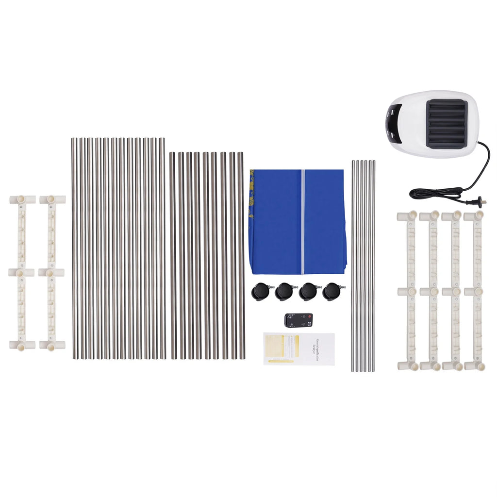 Clothes Dryer Portable Travel Dryer Machine Portable Dryer for Apartments New Generation Electric Clothes Drying Blue 2 Layers for Families Apartments Campers Student Dormitories