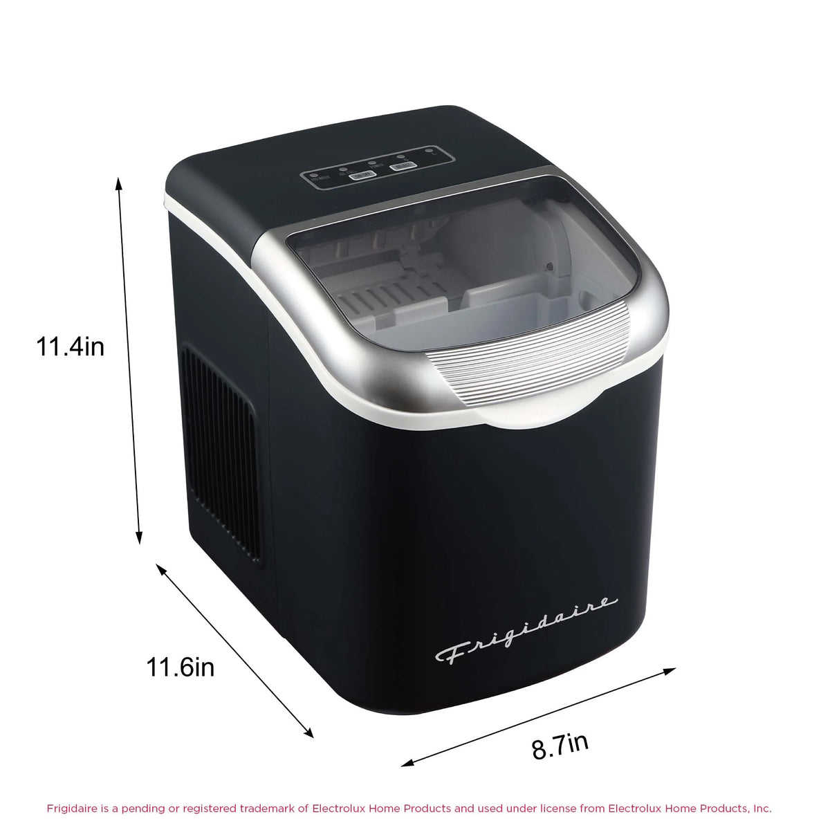 Frigidaire, 26 Lbs. Ice Maker, Bullet Shaped Ice, Rgwhite