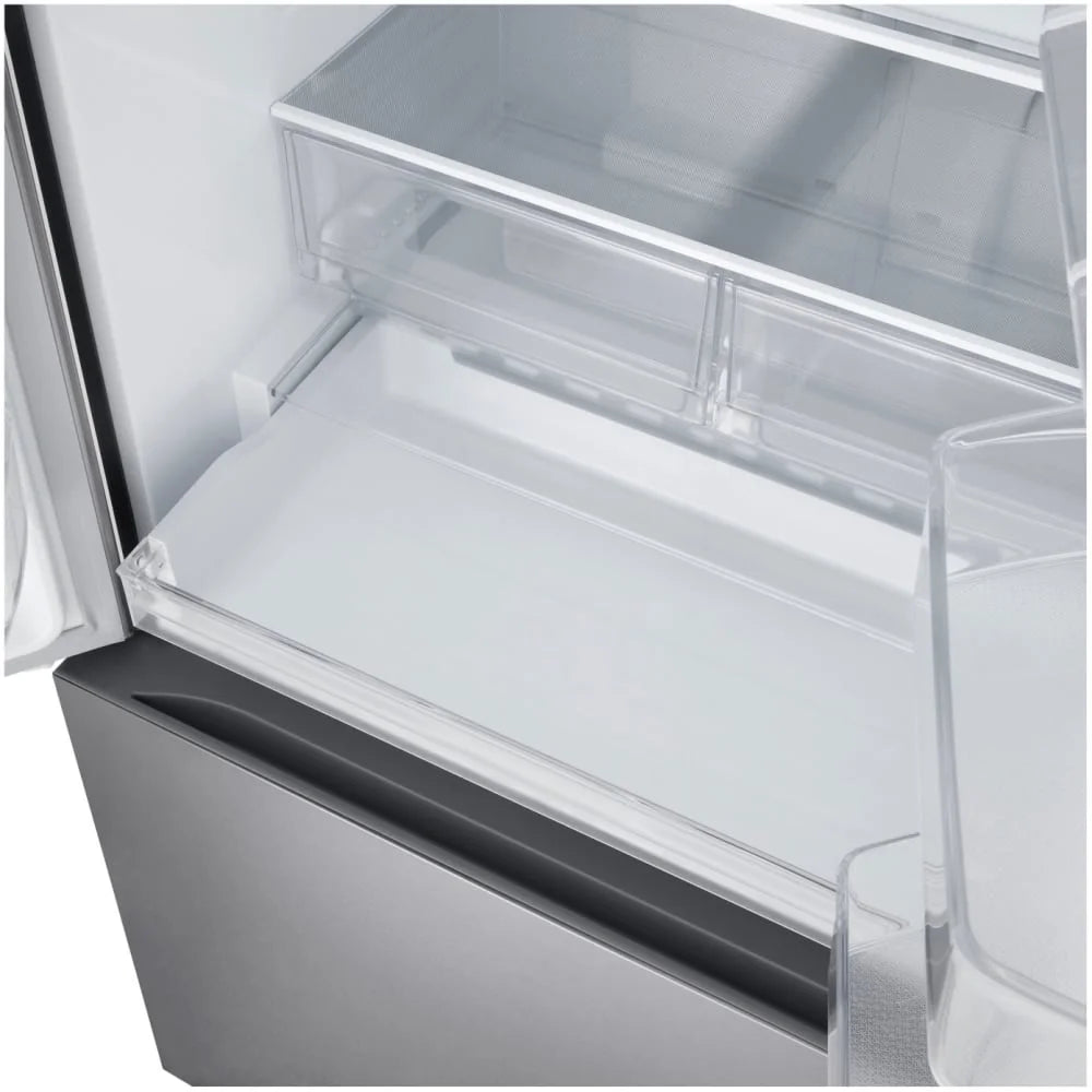 LG Counter Depth French Three Door Refrigerator, Silver