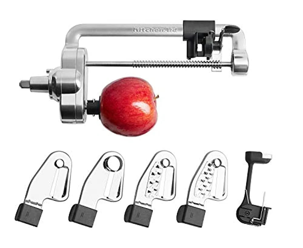 KitchenAid DRTVICE6 Combo Package Spiralizer KSM1APC Flex Edge Beater KFE5T Stand Mixer Attachment Recipe Book