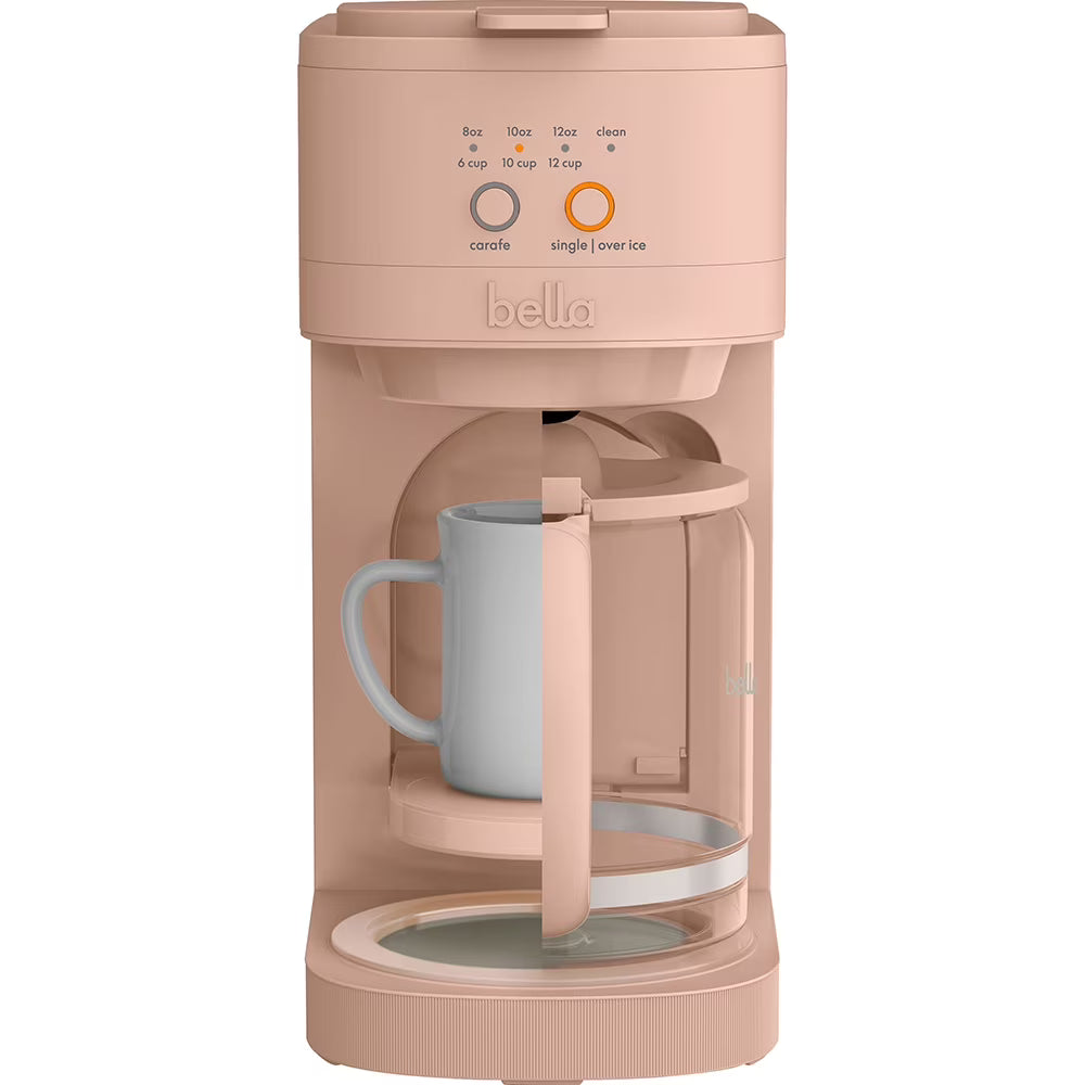 Bella VersaBrew 2-in1 Coffee Maker 60oz Tank - Blossom
