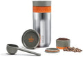 Pipamoka Portable Coffee Maker, Coffee brewer, All-in-one Vacuum Pressured，Insulated Travel Mug, Hand Powered and  Pressure Brewer, Stainless Steel Thermo Cup, 10 fl oz