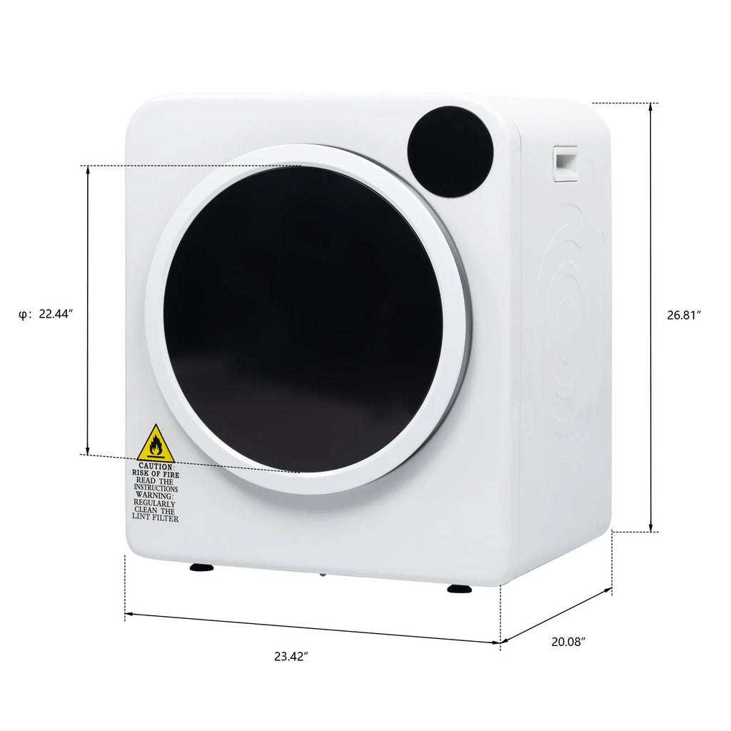 Zimtown 13.2lb Portable Compact High Efficiency Electric Dryer with Smart Controls