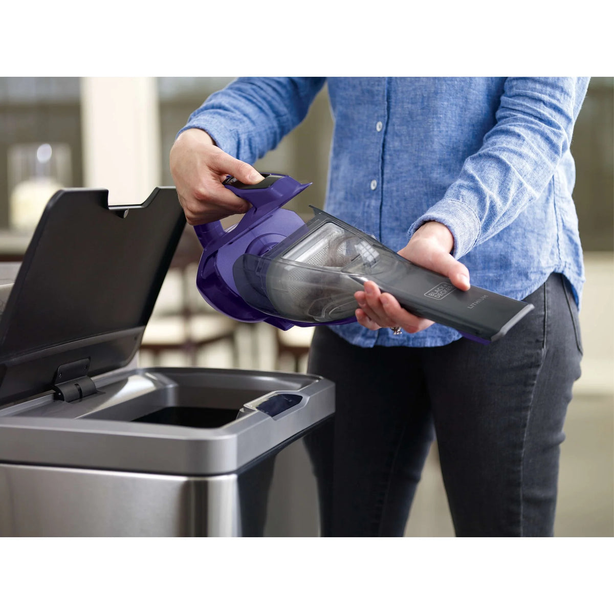 BLACK+DECKER Dustbuster furbuster AdvanceClean Cordless Pet Handheld Vacuum, HLVA325JP07