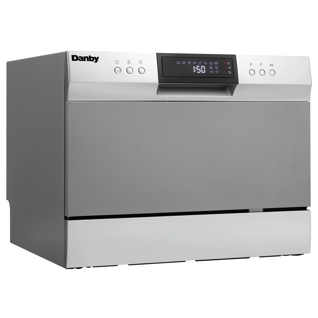 Danby 6 Place Setting Countertop Dishwasher in White (DDW621WDB)