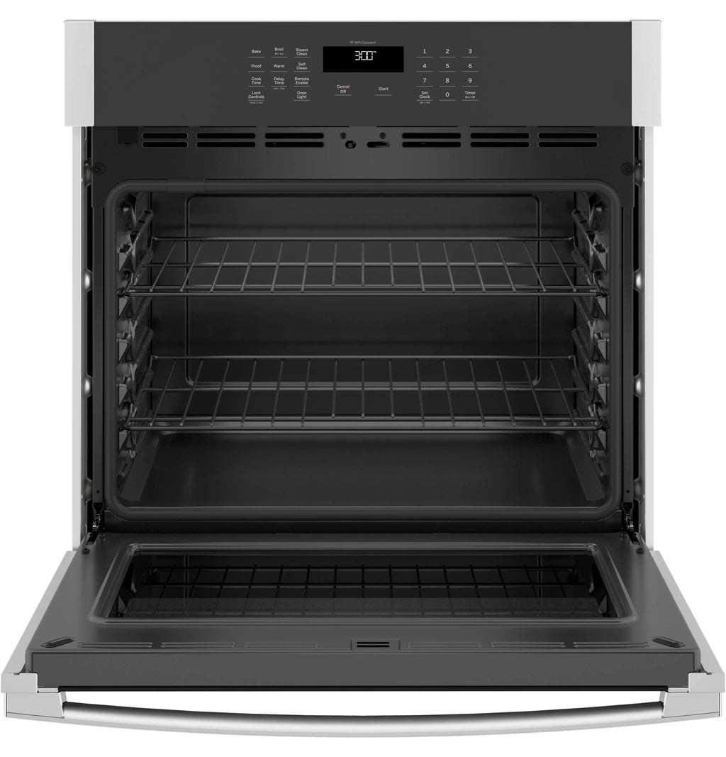 Ge Jts3000 30" Wide 5 Cu. Ft. Single Electric Oven - Stainless Steel