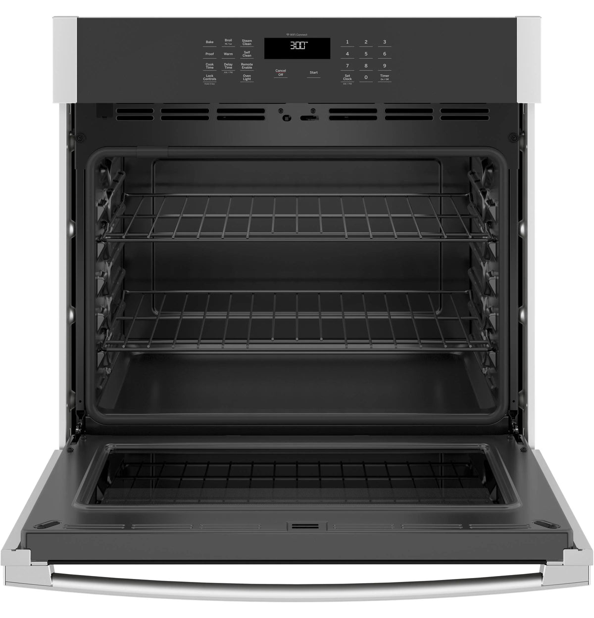 Ge Jts3000 30" Wide 5 Cu. Ft. Single Electric Oven - Stainless Steel