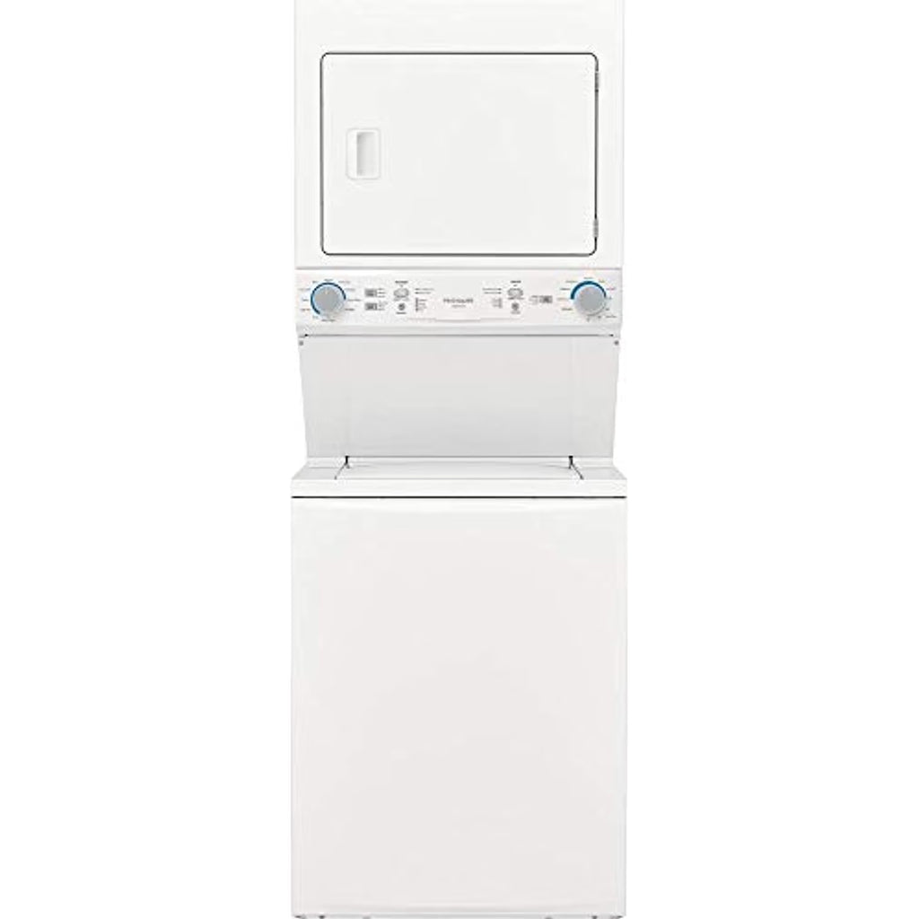 Frigidaire FLCG7522AW 27" Gas Laundry Center with 3.9 cu. ft. Washer Capacity, 5.6 cu. ft. Dry Capacity, 10 Wash Cycles, 10 Dry Cycles, in White