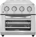 Restored Cuisinart TOA-28FR Compact Air Fryer Toaster Oven, Silver (Refurbished)