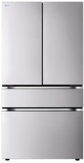 LG LF26C8210S 36 Inch  26 cu. ft. Counter-Depth, 4-Door French Door Refrigerator, Full-Convert Drawer, and Internal Ice and Water Dispenser, in Stainless Steel