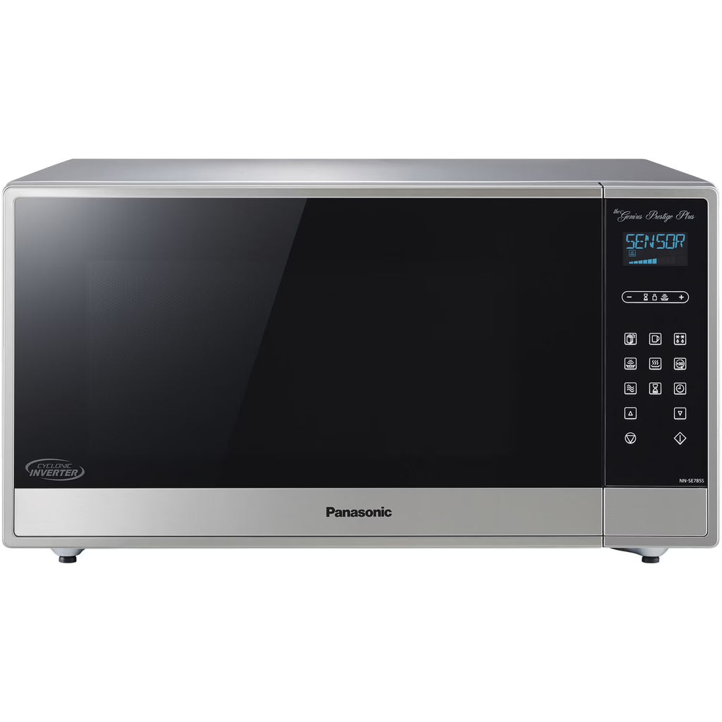 Panasonic 1.2 Cu. Ft. 1200W Genius Sensor Countertop Microwave Oven with Inverter Technology in Black