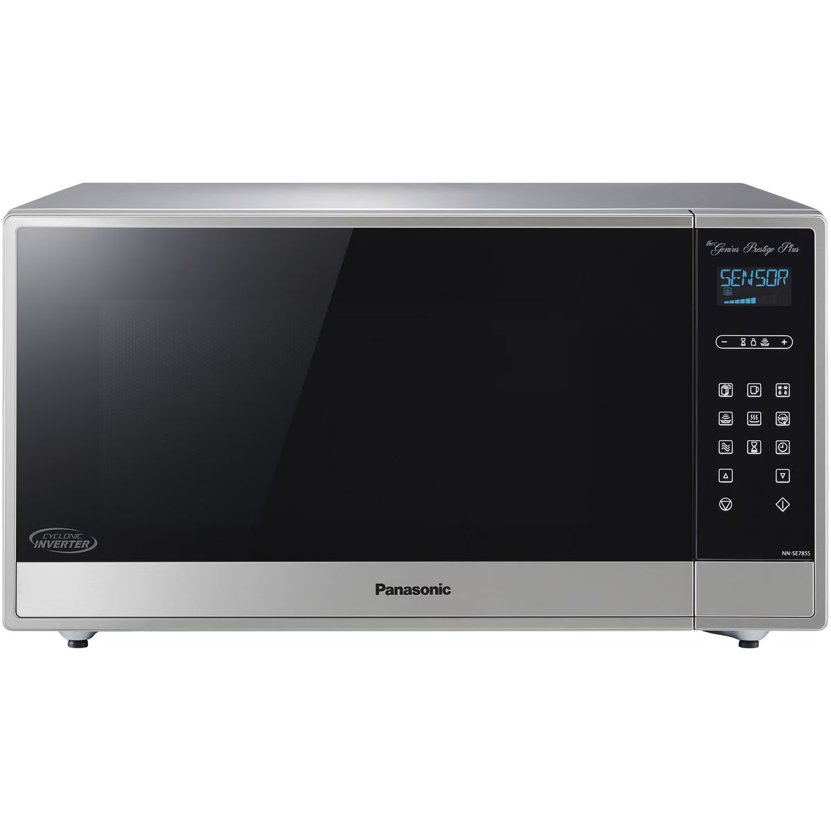 Panasonic 1.2 Cu. Ft. 1200W Genius Sensor Countertop Microwave Oven with Inverter Technology in Black
