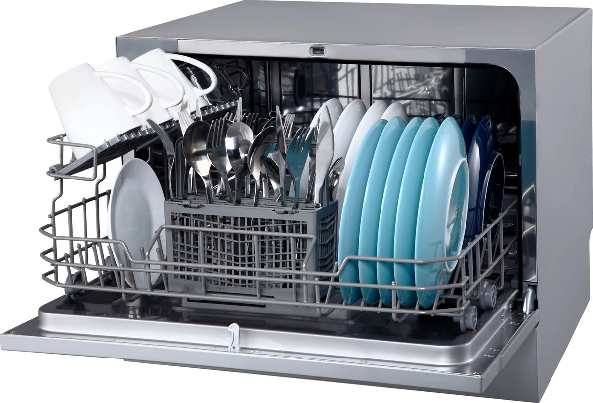 Edgestar Dwp63 21-5/8" Wide 6 Place Setting Countertop Dishwasher - Silver