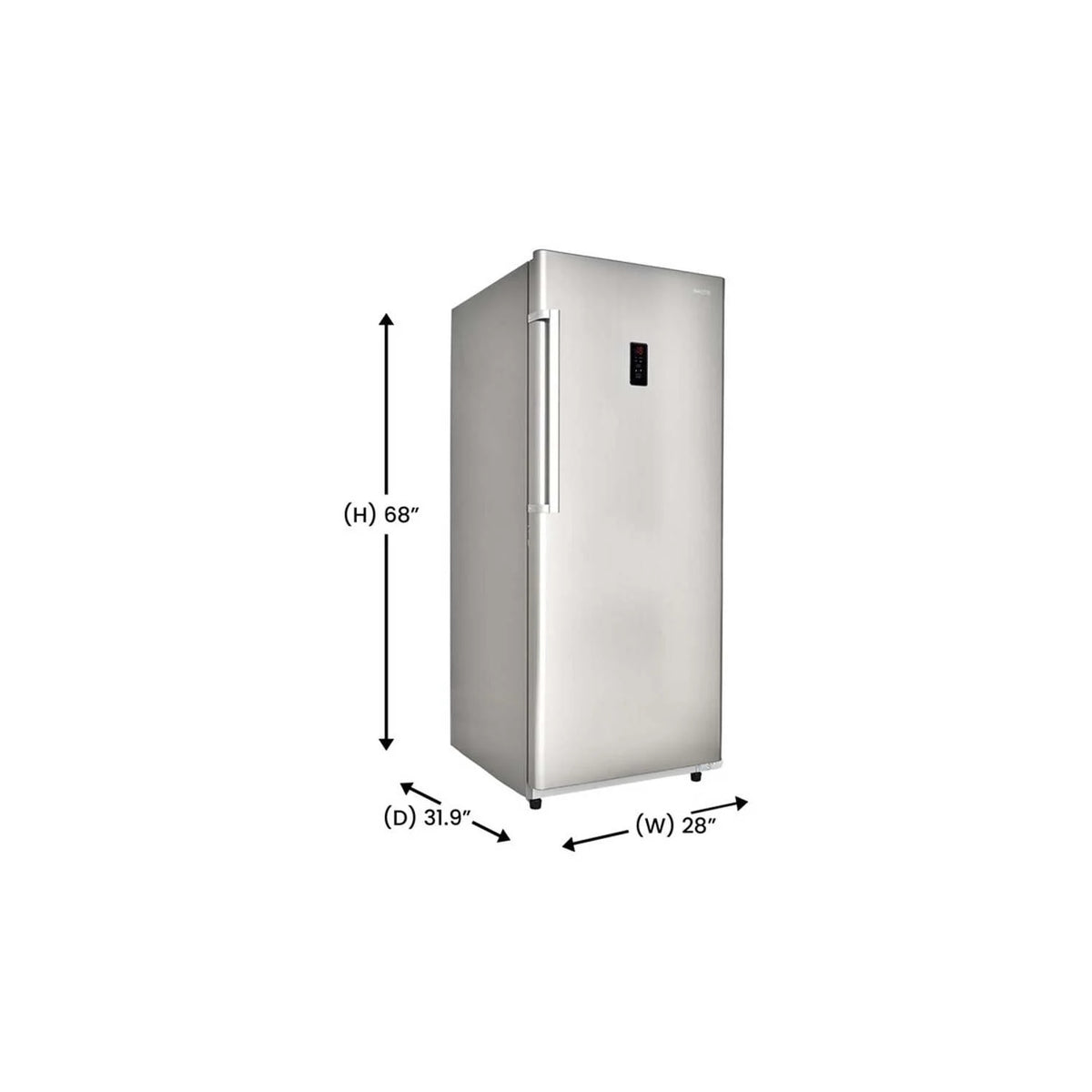 Conserv 17 cu. ft Convertible Upright Freezer/Refrigerator in Stainless
