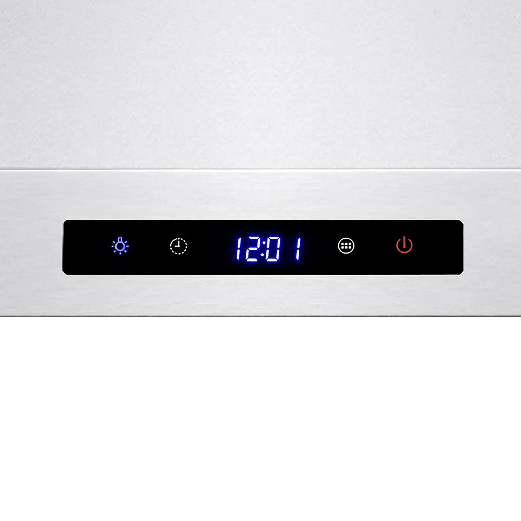 AKDY 30" European Stainless Steel Wall Mount Range Hood with Touch Control Panel