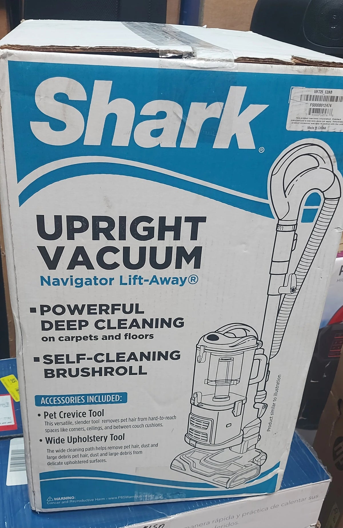 Open Box SHARK UV725 NAVIGATOR UPRIGHT VACUUM