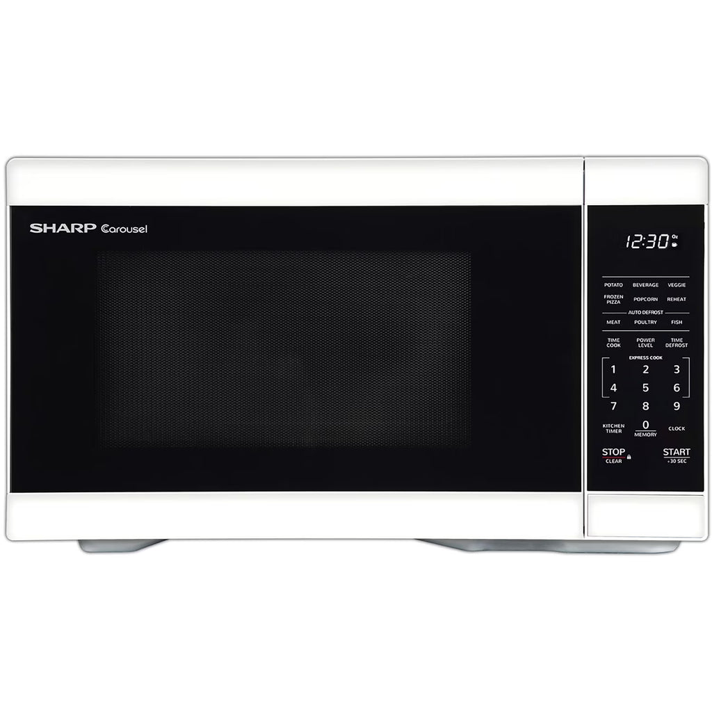 Sharp 1.1-Cu. Ft. Countertop Microwave Oven in Black
