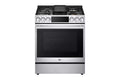 LG LSDS6338F slide in gas range