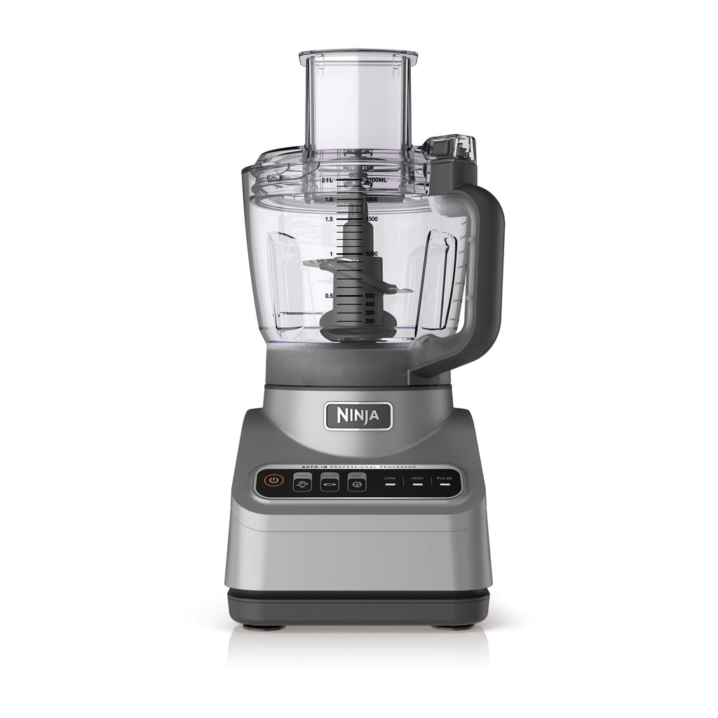 Restored Ninja® Professional Food Processor, 850 Watts, 9-Cup Capacity, Auto-iQ Preset Programs, BN600 (Refurbished)