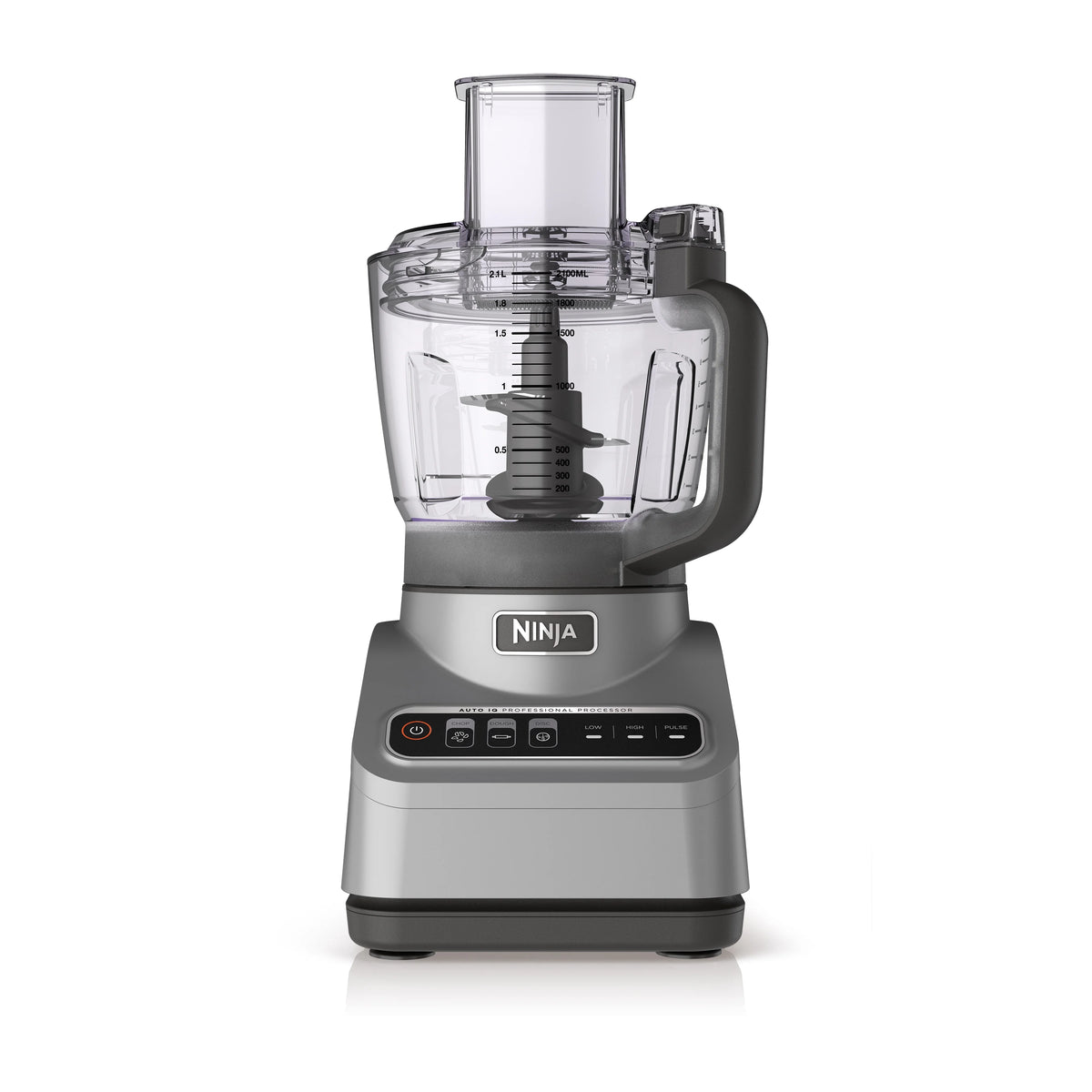 Restored Ninja® Professional Food Processor, 850 Watts, 9-Cup Capacity, Auto-iQ Preset Programs, BN600 (Refurbished)