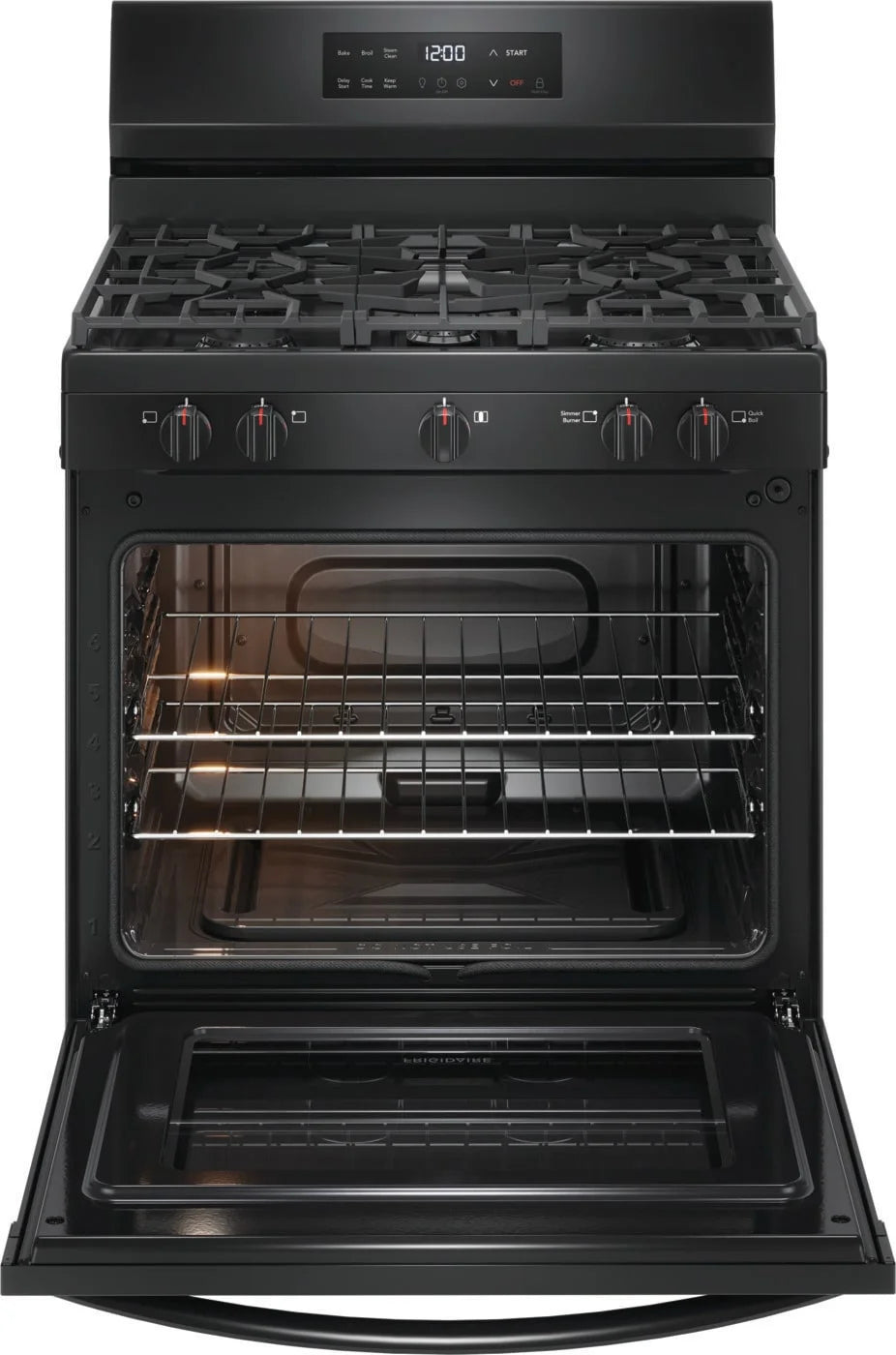 Frigidaire FCRG3062AS 30" Gas Range with Steam Clean, Stainless Steel