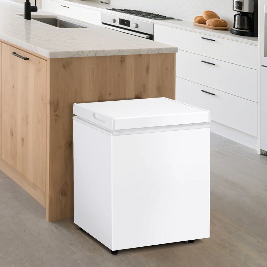 Dimedeal 1.8 Cu.ft Compact Chest Freezer with 7-Level Temperature Control