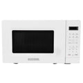 BLACK?Ӕ 0.7 cu ft Countertop Microwave Oven in White